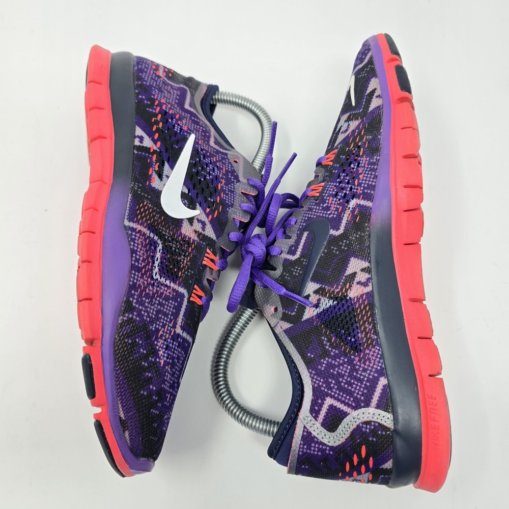 Nike Free 5.0 TR Fit 4 Womens Training Shoes Purple Pink 629832-402 Size 6.5 - Picture 5 of 16